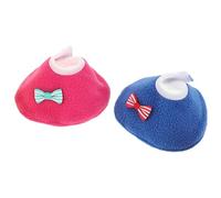 Sosoport 2 Piezas Collar Protector para Aves Ajustable y Transpirable en Forma de Anillo, Hecho de Forro Polar para Loros y Aves en Situaciones de Observación y Transporte