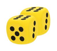 Sosoport 2 Piezas Dados De Espuma Eva para Clase y Fiestas Dados De Diversión Coloridos para Niño Niña y Seguros para Actividades Educativas y Entretenimiento