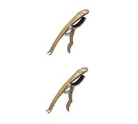 Sosoport 2 Piezas De Cejilla De Leopardo Para Guitarra Para Disparador De Llave Clip De Cejilla Afinador De Ukelele Abrazadera De Cambio De Tono Aleación De Aluminio Dorado