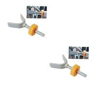 Sosoport 2 Piezas Kit de Montaje de Puerta de barandilla Accesorios Kit de Montaje de barandilla Guardia de la barandilla Puerta de la barandilla la Cerca Suite Puerta de Bebe
