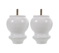 Sosoport 2 Piezas Patas de Madera Maciza para Sofá de Altas Soporte para Muebles Reemplazo Fácil Piernas para Mesa de Café Cómodas y Sillones