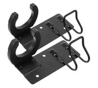 Sosoport 2 Piezas Percha Para Micrófono De Pared Metálica Gancho Para Micrófono Colgante Para Ktv y Uso Doméstico