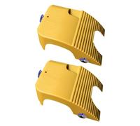 Sosoport 2 Piezas Puesta De Sol De Registro Alimentador Grava De Pescado Trampas Plataforma Reptil Piscina Decoraciones De Peceras Decoraciones De Acuarios Grandes Paraca Yellow Abs