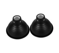 Sosoport 2 Piezas Reptile Dome Lamp Cover Heat Lamp Guard Reflective Shade For Stable Heat Retention And Efficient Warmth Distribution In Terrarium Habitats