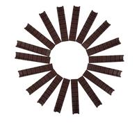 Sosoport 20 Calzas para Nivelar Muebles Ajustables Cuñas de Plástico Marrón para Armarios y Mesas 20 Piezas para Suelo Irregular Niveladores Antideslizantes para Hogar y Oficina