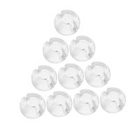 Sosoport 20 Piezas Tope de Cadena con Cuentas Transparente para Persianas Verticales y Enrollables Seguro Antideslizante Fácil Instalación Accesorio para Cortinas