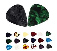 Sosoport 20 Púas de Guitarra Gruesas Multicolor Accesorios para Dedos Juego de 20 Púas para Guitarristas