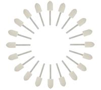 Sosoport 20 Unidades Rueda de Pulido de Lana para Herramienta Rotativa Distribución Uniforme de Presión y Restauración para Superficies Delicadas y Metal en Joyería