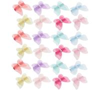 Sosoport 24 Piezas Clips para Pelo de Mascota con Forma de y Perlas Simuladas Accesorios para Perro y Gato Sujetadores Cómodos y Seguros para Diario y Fiestas