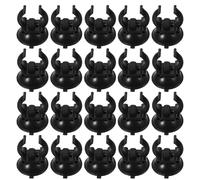 Sosoport 28 Piezas Clip de Sujeción para Tubo de Acuario Ventosa Negra de Abs Resistente para Configuraciones Profesionales y Domésticas