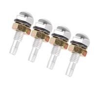 Sosoport 2juego Boquillas De Pulverización Para Lavaparabrisas Plateadas Repuesto Duradero y Práctico