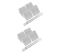 Sosoport 2juegos De Maquillaje De Acero Inoxidable Espátula Para Mezclar Fondos Esmaltes y Sombras Para Diseño Artístico y Manicura