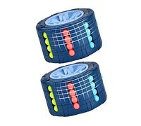 Sosoport 2piezas Cubo De De Punta De Dedo Juguete Educativo Temprano para Color Assorted Juguete De Rompecabezas Interesante para Desarrollo De Habilidades