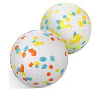 Sosoport 2piezas Pelota De Masticar para Perros Interactiva Juguete Resistente De Alta Resiliencia para Ejercicio y Limpieza Flotante y Duradero De Vibrantes