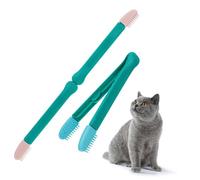 Sosoport 2piezas Pincel Para Ojos De Gato Cepillo De Limpieza Para Gatos Peine Ligero Para Gatitos Limpieza Facial Para Cepillo Flexible Para Gatitos Scenario Delicada Cara