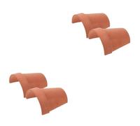 Sosoport 2sets Hoyo De Escondite De Equipo Accesorios para Reptiles Esfagno Lámparas De Calor para Reptiles Esconder Geco Leopardo Araña Decoraciones De Peceras Arcilla 2pcs*2