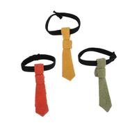 Sosoport 3 Piezas Corbata de muñeca muñecas Corbata de muñecos diminutos Corbata en Miniatura Corbata Tiny Action Dolls Corbata de Ropa pequeña Corbata Tiny Action Dollhouse paño