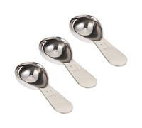 Sosoport 3 piezas Cucharas Medidoras de Café Alimenticio para Café Leche Polvo y Condimentos Diseño Ergonómico y Uso Multifuncional para Cocina y Repostería