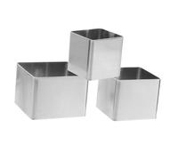 Sosoport 3 Piezas Moldes de Pastelería para Tartas y Postres Herramientas de Horneado para Cocinas Profesionales y Caseras