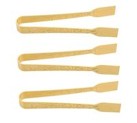 Sosoport 3 piezas Pinzas de Metal para Quemador de Aromaterapia Árabe Accesorios de Hierro para Incienso Herramientas para Quemador de Incienso Clamps Dorados Duraderos para y Relax