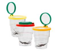 Sosoport 3piezas Caja para Insectos Unidades Contenedor De Aumento para Aprender