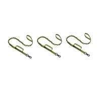 Sosoport 3piezas Correa Ajustable De Nylon Elástico para Entrenamiento De Perros Verde para Paseos Diarios y Actividades Al Aire