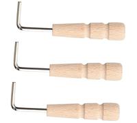 Sosoport 3piezas Guitarra Herramienta De Ajuste Llaves Para Guitarra Tensor Puente Mástil Llave Para Afinar Accesorio De