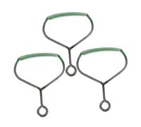 Sosoport 3piezas Raspador Manual Para Pelo De Caballo Cepillo De Depilación Para y Aseo Mango Cómodo y Reutilizable