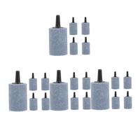 Sosoport 4 Juegos Barra LED para Acuarios Pequeños Bomba para Acuarios Esponja para Peces Aireador LED Acuarios Burbujas Recargables Tanques De Piedra 5 Piezas * 4