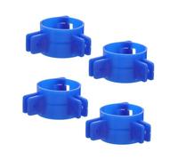 Sosoport 4 Piezas Clips de Soporte para Patas de Mesa Plegables Accesorios de Montaje Ajustables para Tubos de Clips de Fijación Desmontables para Muebles Instalación sin Herramientas y