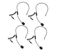 Sosoport 4 Piezas De Micrófono De Diadema Cable para Amplificador De Voz Micrófono Condensador Montado La Cabeza para Presentaciones y Enseñanza