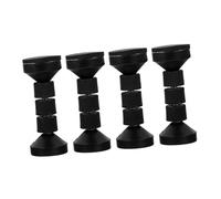 Sosoport 4 piezas Estabilizadores de Cabecero Ajustables con Soporte Antivibración para Marco de Cama Protección de Pared y Reducción de Ruido Uso Dormitorio y Salón