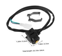 Sosoport 4 Piezas Kit Completo Bobina de Encendido para Moto Mini con Interruptor Resistente al Agua Botón de Paro de Motor para Pit Bikes Scooters y Motos Pequeñas