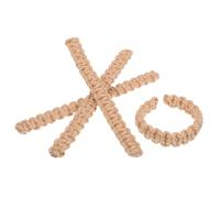 Sosoport 4 Piezas para Cortinas Trenzados Rústicos Hechos Mano Boho y Nórdico Sujetadores Decorativos para Cortinas Accesorios Versátiles para Sala Dormitorio y Oficina
