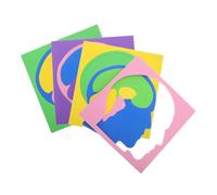 Sosoport 4 Piezas Rompecabezas Cerebral Rompecabezas de Modelo de Cerebro Montessori pequeños Rompecabezas Rompecabezas Montessori Eva