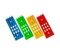 Sosoport 4 Piezas Soporte del Anillo De La Paloma Accesorios para Jaulas De Pájaros Perca De Arena De Loro Percha De Molienda De Accesorios para Pájaros Loros Cacatúa El Plastico