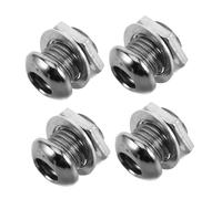 Sosoport 4 Piezas Tornillos de Ventilación Batería con Junta Instrumentos de Percusión Accesorios de Reemplazo Tambor Snare Mejoran del Sonido y Precisión