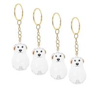 Sosoport 4 Piezas Transparente para Pelo de Mascota Contenedor para Recuerdos Caninos Adorno Portátil para Bolsa Colección Visible de Pelos para Dueños