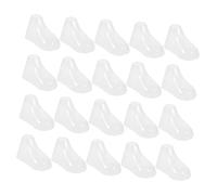 Sosoport 40 Piezas Árbol De Zapatos Transparente Para Calcetines Infantiles Maniquí De Pies De Plástico Modelo De Pies Para Zapatos De Ensanchador De Para Hormas De Infantiles Unidades