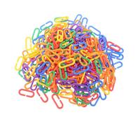 Sosoport 400piezas Juguetes Eslabones Ganchos Clips Juguetes Educativos Colores y