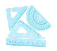 Sosoport 4Piezas Regla Miniatura para Muñecas Escuela y Accesorios para Casa De Muñecas para rol y Aprendizaje