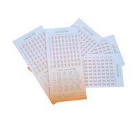 Sosoport 5 Piezas Libro ilustrado de Signos espirituales Ching Papel guía Libro de Bolsillo Cambiar Manual Leer místico