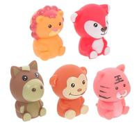 Sosoport 5 Piezas Muñecos de Dedos de Animales de Interactivo Títeres de Dedos Educativos para Juguetes para Desarrollo del Lenguaje y Habilidades Sociales