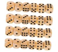 Sosoport 50 Dados De Juego Acrílicos para Aula Enseñanza De Matemáticas Fiestas Juegos De Mesa Familiares Suministros para Fiestas Temáticas De Cumpleaños 12 Mm