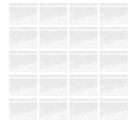 Sosoport 50 Fundas Protectoras de Fotos Transparentes Tamaño 4x6 Pulgadas, Páginas de Repuesto para Álbumes de Fotos de Bolsillo A6, Hojas de Recambio de Plástico para Álbumes de