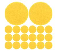 Sosoport 50 Piezas Almohadillas Redondas de Algodón para Difusor de Aceites Esenciales, Almohadillas de Repuesto para Collares de Aromaterapia, para Coche y Uso Diario