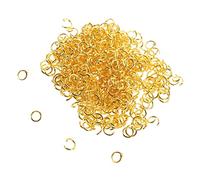 Sosoport 500 piezas Anillos de Salto Abiertos Inoxidable para Fabricación de Joyas Conectores Resistentes para Collares Pulseras y Proyectos DIY de Bisutería