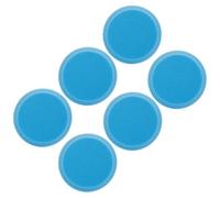 Sosoport 6 Almohadillas de Limpieza y Pulido para Bolas de Boliche Esponjas Azules para Reparar Rayones Superficiales Accesorios Portátiles para Mantenimiento y Restauración de Bolos