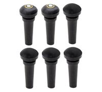 Sosoport 6 Piezas Clavo De De Violín Ébano Para Reemplazo Kit De Reparación De Violín Adecuado Modelos De Repuesto Para Instrumentos Musicales