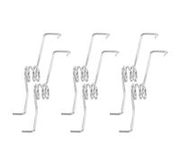 Sosoport 6 Piezas Resorte de Torsión de Repuesto para Pedal de Fregona, | Acero Inoxidable, Resorte en Espiral de Recuperación Rápida, Pieza de Reparación para Pedal Izquierdo, Plata
